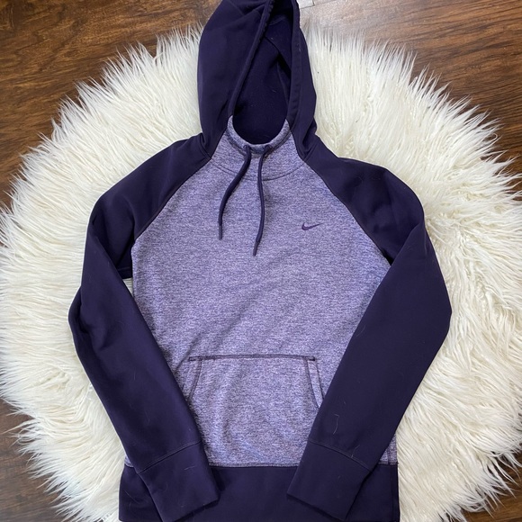 Nike Tops - 💜🖤💜Nike Hooded Sweatshirt